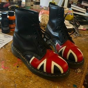 Dr. Martens Original Boots Size 10 American. Good Shape, wear and tear is mild.